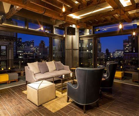 Gansevoort Park Hotel - New World Design Builders | Rooftop lounge ...