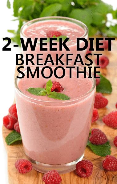 Dr Oz: 2-Week Weight Loss Diet Food Plan & Breakfast Smoothie Recipe