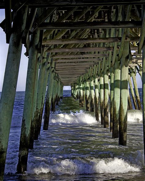 Garden City Pier SC Photograph by Rose Fleming | Fine Art America