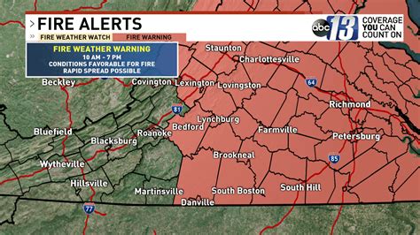 Dry, warm conditions in Virginia present risk of wildfires this week | WSET