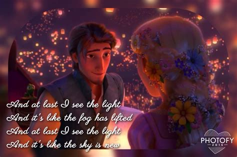 Tangled I See The Light Lyrics