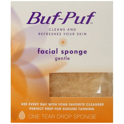 Buf-Puf Reusable All-Purpose Facial Sponge, Gentle (Pack of 6 ...