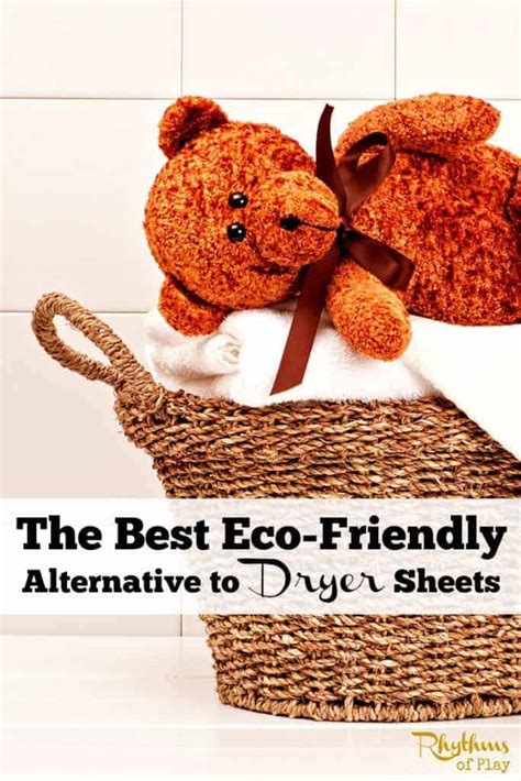 The Best Eco-Friendly Alternative to Dryer Sheets | Rhythms of Play