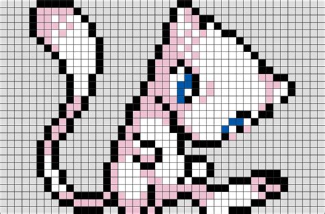 Pokemon Mew Pixel Art – BRIK