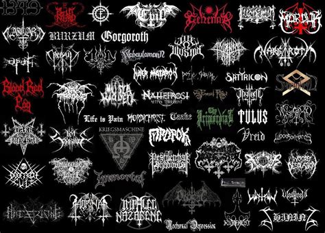 LOGO BLACK METAL | Gambar Logo