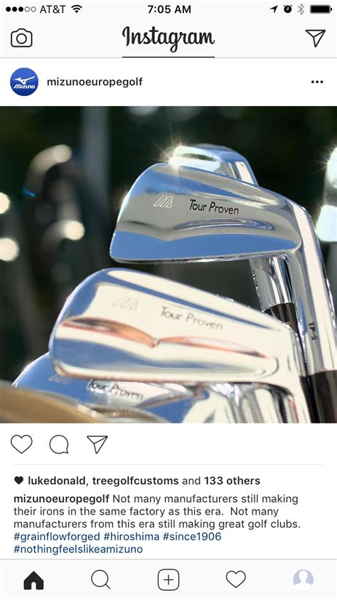 Mizuno Tour Proven irons. Gorgeous. #timeless | Golf clubs, Golf images ...