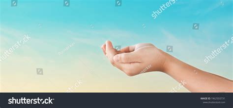 Hands Reaching Sky Sunset Background Hope Stock Photo 1962503731 ...