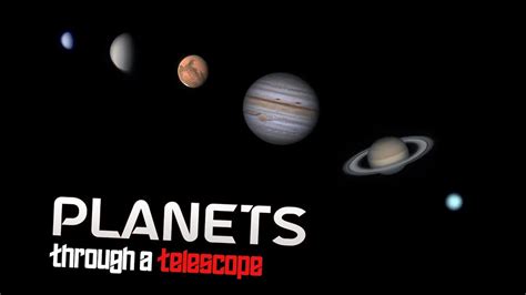 Planets of the Solar System Through a Telescope (2021) - YouTube