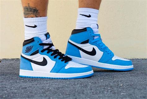 Take Another On-Foot Look at the Air Jordan 1 ‘University Blue ...