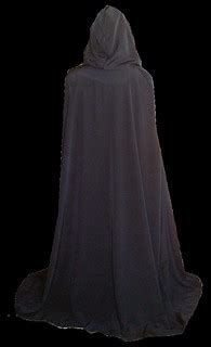 Black cloak Snip | hooded figure, woman, Black cloak Snip | Ian Burt ...