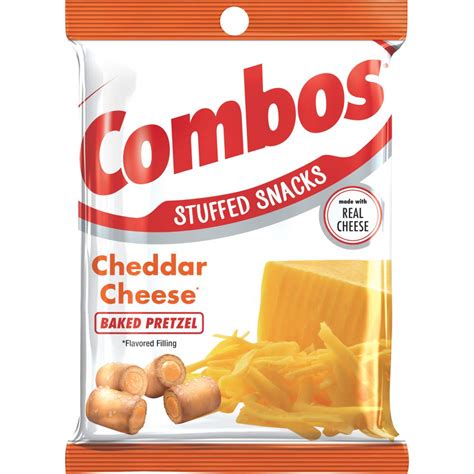 Amazon.com: COMBOS Cheddar Cheese Pretzel Baked Snacks 6.3-Ounce Bag (Pack of 12)