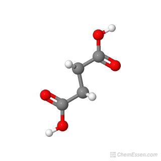 Succinic acid Structure - C4H6O4 - Over 100 million chemical compounds | CCDDS