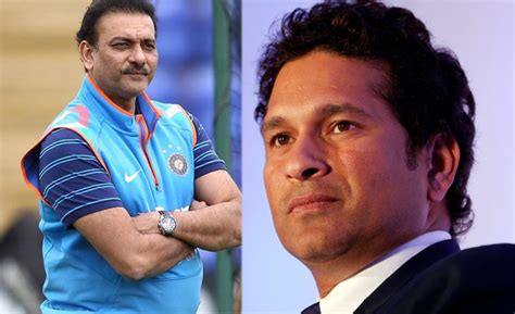 Sachin Tendulkar Bats For Shastri | cinejosh.com