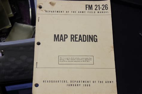 A Map Reading Army Manual - 1969