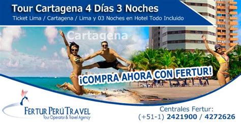 Tours a Cartagena Hotel Todo Incluido 4 Días 3 Noches