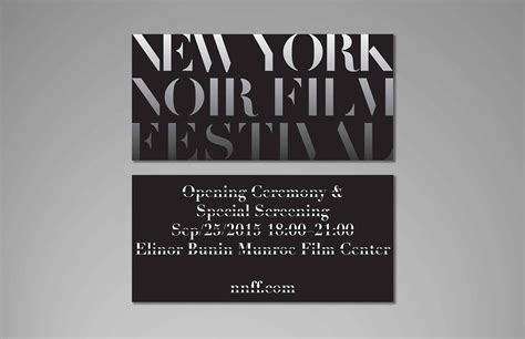 New York Noir Film Festival on Behance