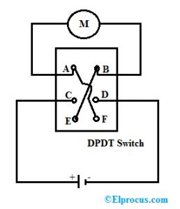 DPDT Switch : Circuit, Working, Advantages & Its Applications