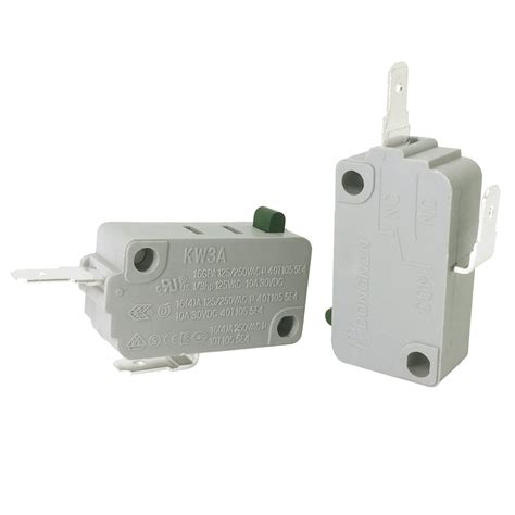 YOLISTIC 2Pcs KW3A NORMALLY CLOSE MICROWAVE OVEN DOOR MICRO SWITCH DR52 - - Amazon.com