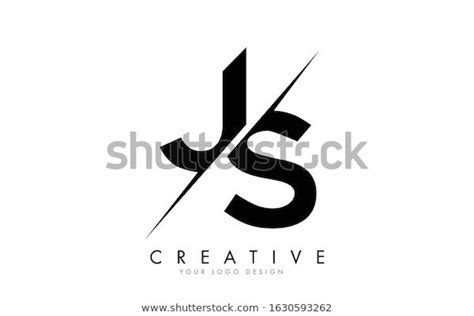 Js J S Letter Logo Design Stock Vector (Royalty Free) 1630593262 ...