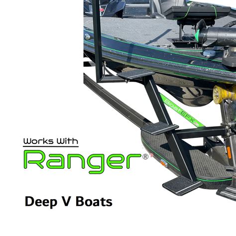 Boat EFX Trailer Steps for Ranger Deep V Boats - FISHNTECH