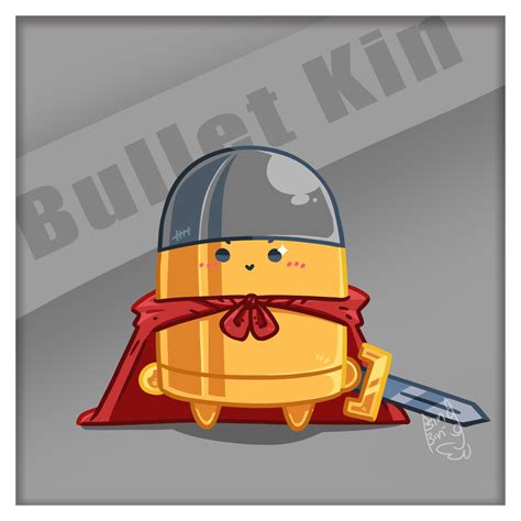 Bullet kin rando fanart - Gungeon fanart by BingbingsHobbies on DeviantArt