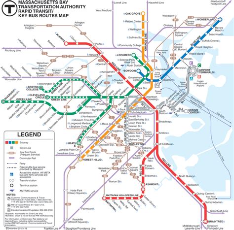 Boston T Subway Map Pdf - London Top Attractions Map