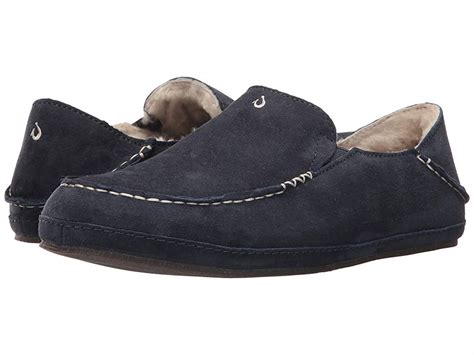 OluKai Nohea Slipper (Trench Blue/Trench Blue) Women's Slippers ...