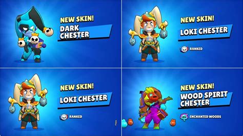 All Chester Skins in Brawl Stars