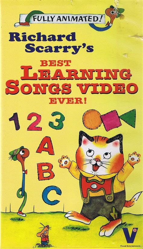 Richard Scarry's Best Learning Songs Video Ever [VHS]: Amazon.ca: DVD