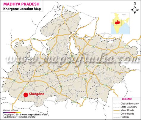 Khargone Location Map, Where is Khargone