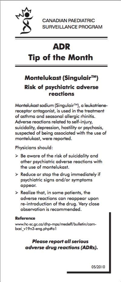 9 Montelukast Side Effects ideas | side effects, singulair, asthma