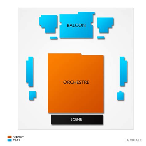 La Cigale Seating Chart | Vivid Seats