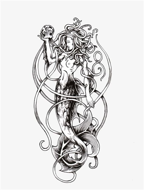 Sirens Greek Mythology - Siren Drawing PNG Image | Transparent PNG Free Download on SeekPNG