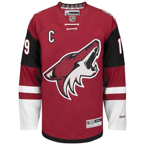 Men's Arizona Coyotes Shane Doan Reebok Garnet 2015-16 Home Premier ...