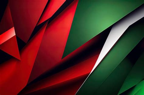 Premium Photo | Red and green abstract background abstract wave ...