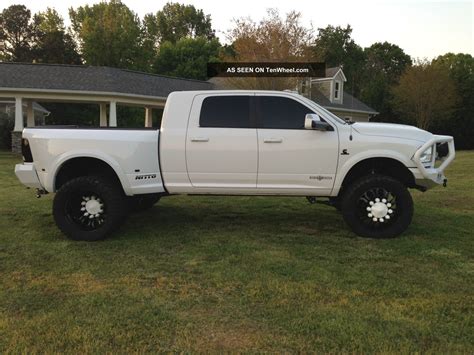 2010 Dodge Ram 3500 Mega Cab Diesel 4x4 Custom 24 " Wheels 6 " Long Arm ...