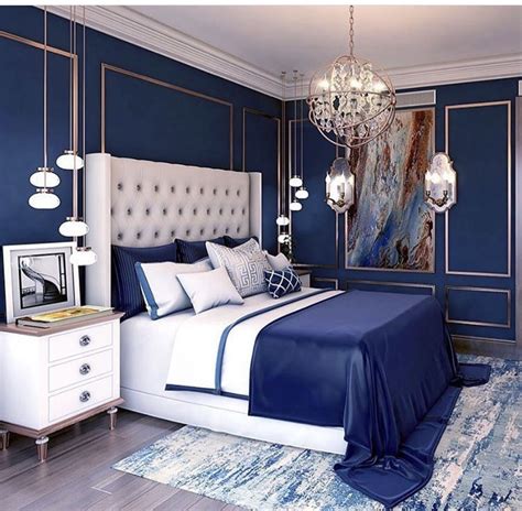 20+30+ Blue Headboard Bedroom Ideas