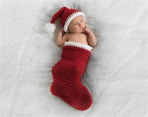 Baby Christmas Stocking Newborn Christmas Photo Prop - Etsy