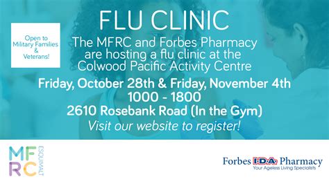 Flu Clinic Poster - V2 - Esquimalt Military Family Resource Centre (MFRC)