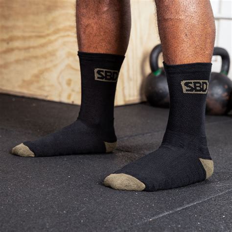 Endure Black Sports Socks - SBD USA