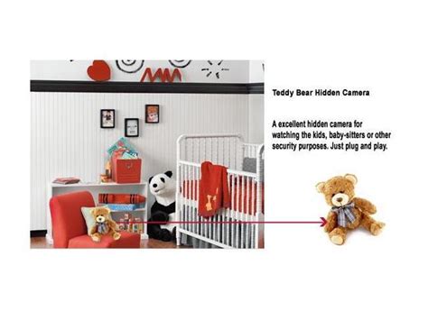 Teddy Bear Color Wired Hidden Nanny Camera - Newegg.com