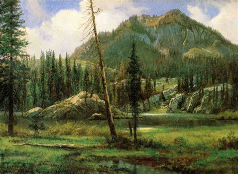 Sierra Nevada Mountains - Bierstadt Albert - WikiArt.org