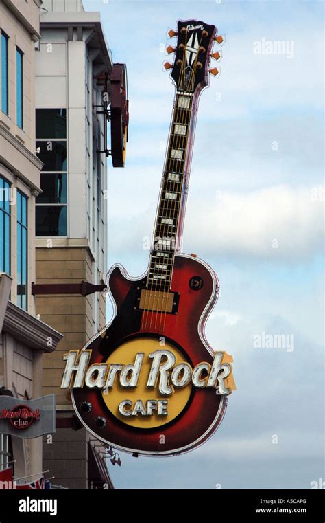 Hard Rock Cafe Guitar Stock Photo - Alamy