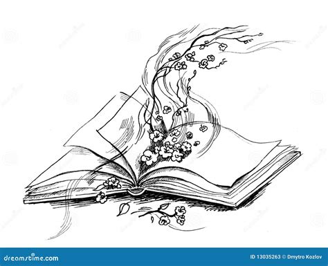 Magic book (series a) stock illustration. Illustration of ideas - 13035263