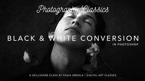 Photography Classics - Artistic B&W Conversion - Charles | Photoshop book, Social media design ...