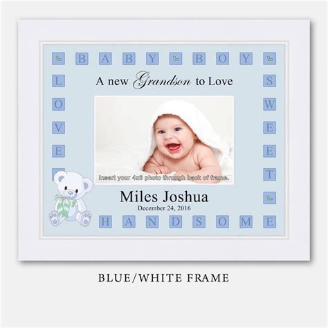 Personalized Baby Boy Picture Frame Baby Gift Personalized | Etsy