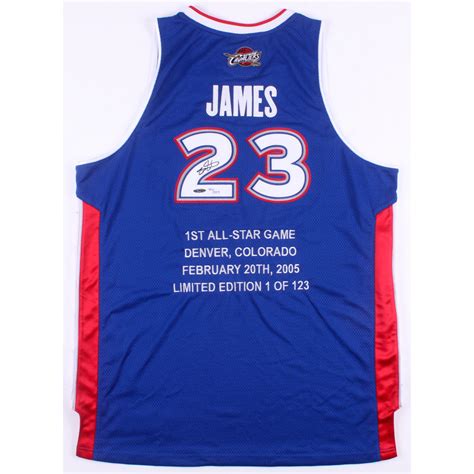 LeBron James Signed LE 2005 All-Star Game Jersey (Upper Deck COA ...