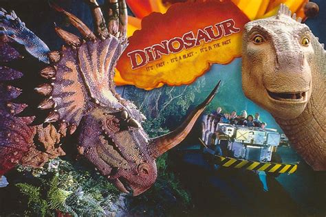 My Favorite Disney Postcards: Dinosaur Ride in Animal Kingdom