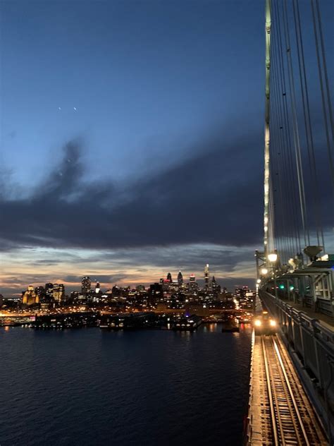 Ben Franklin Bridge Night Sky - Etsy