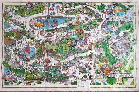 Flashback to Opryland 1988. Found this ol' map whilst cleaning out the maps n' menus drawer ...